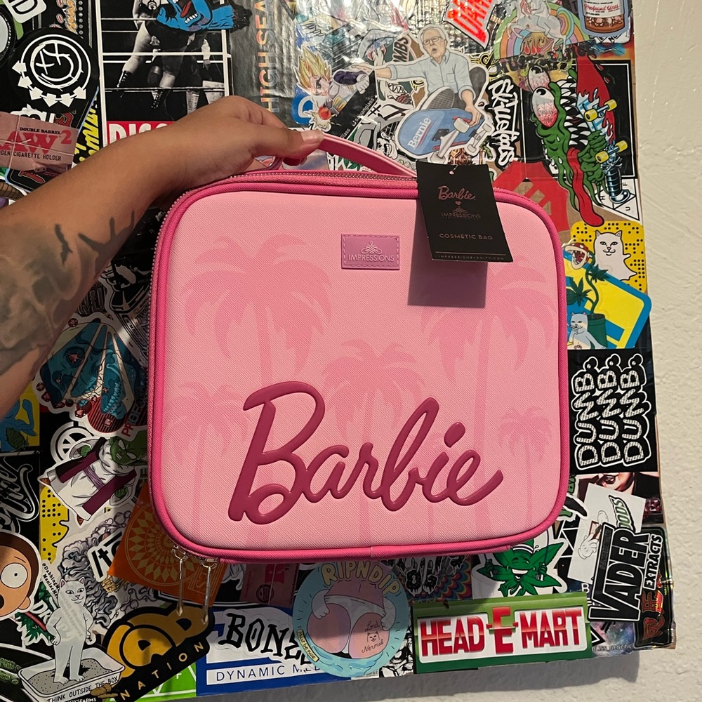 Barbie X impressions vanity makeup bag